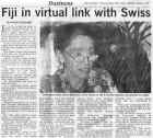 Fiji Times article about the Swiss Ambassador and the SFBA launch